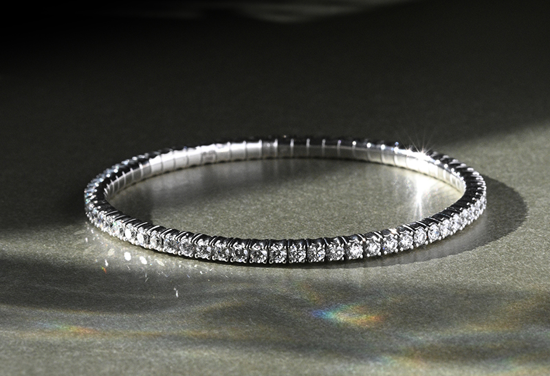 Beards Jewellers Diamond Tennis Bracelet Line Bracelet